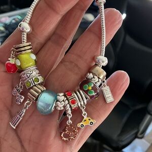 Charms and Bracelet.